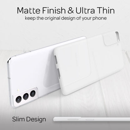 NALIA Ultra Slim Hardcase für Samsung Galaxy S21 Plus – Matt & 0.3mm Dünn – PHANTOM (Hauchdünnes Cover & Kamera-Vollschutz) – Marke aus Berlin