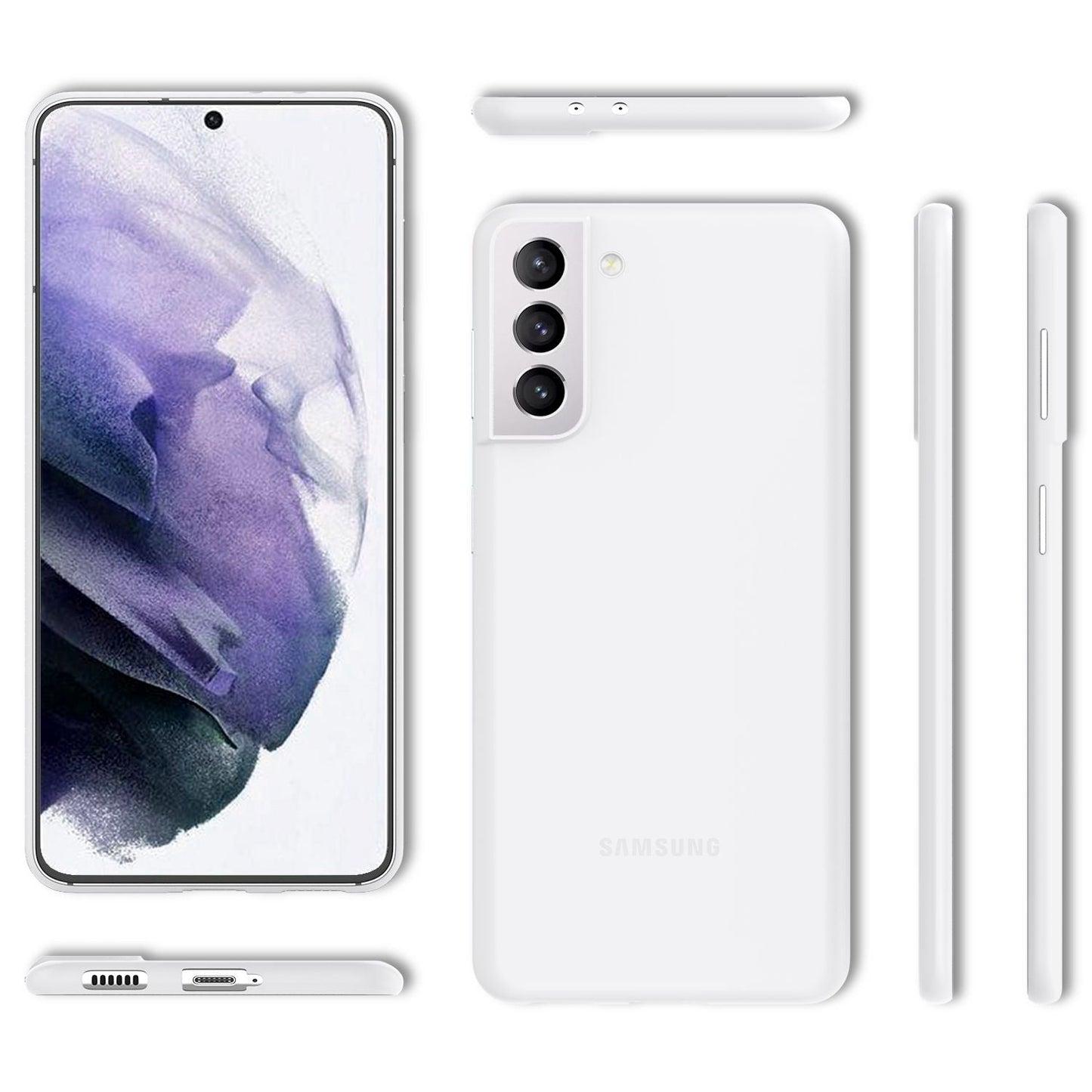 NALIA Ultra Slim Hardcase für Samsung Galaxy S21 Plus – Matt & 0.3mm Dünn – PHANTOM (Hauchdünnes Cover & Kamera-Vollschutz) – Marke aus Berlin