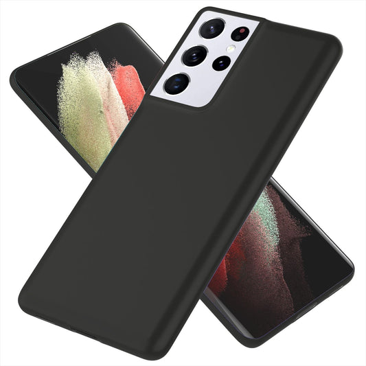 NALIA Ultra Slim Hardcase für Samsung Galaxy S21 Ultra – Matt & 0.3mm Dünn – PHANTOM (Hauchdünnes Cover & Kamera-Vollschutz) – Marke aus Berlin