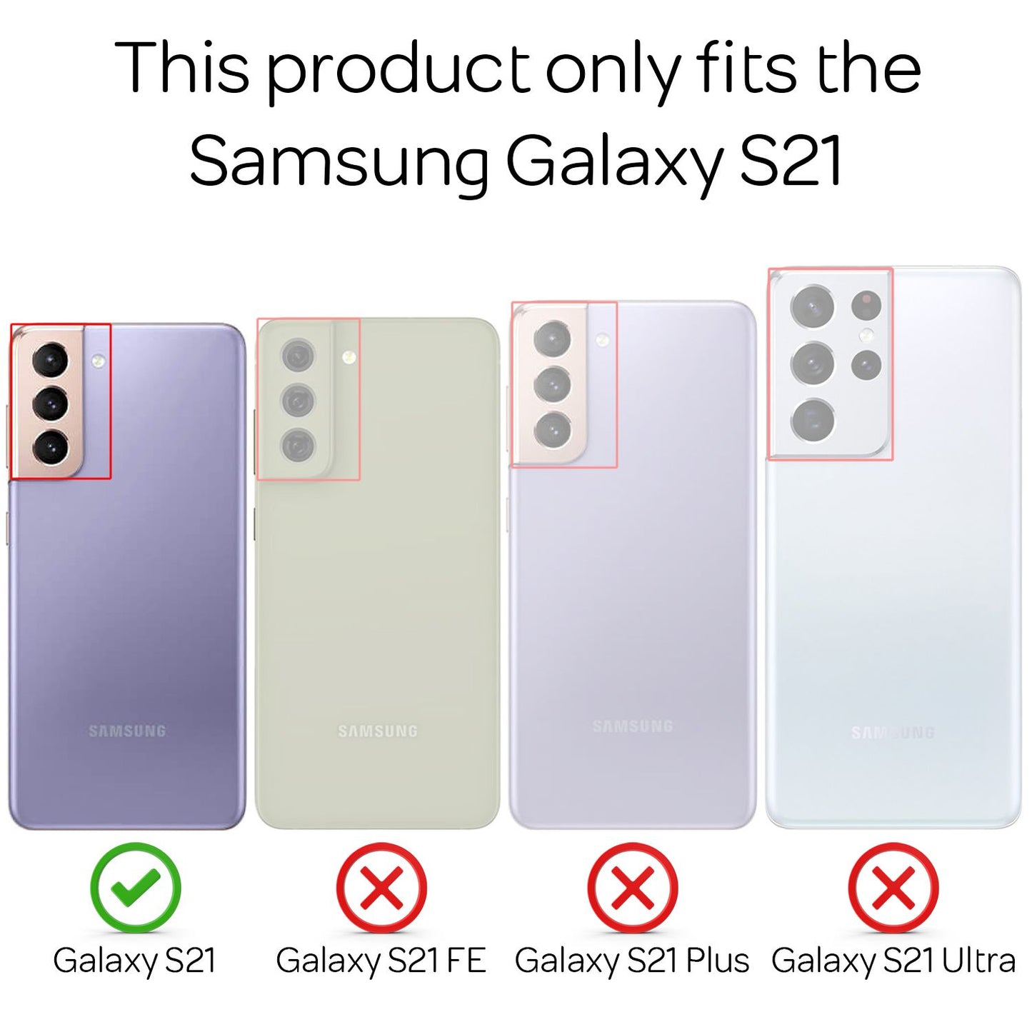 NALIA Ultra Slim Hardcase für Samsung Galaxy S21 – Anti-Fingerabdruck & 0.5mm Dünn – PUREFIT (Matt & Leicht) – Marke aus Berlin