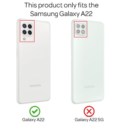 NALIA Panzerhülle für Samsung Galaxy A22 4G – Ring-Ständer 360° & Magnet-Halterung Kompatibel – RINGDEFEND (Stoßfestes Outdoor Case) – Marke aus Berlin