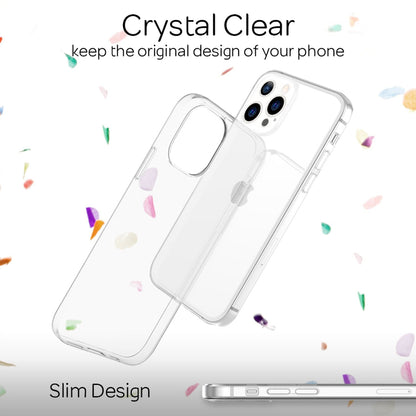 NALIA Transparente Silikonhülle für iPhone 13 Pro Max – Anti-Gelb & Rutschfest – GLAZE (Handyhülle Kristallklar, Schlank & Stoßfest) – Marke aus Berlin