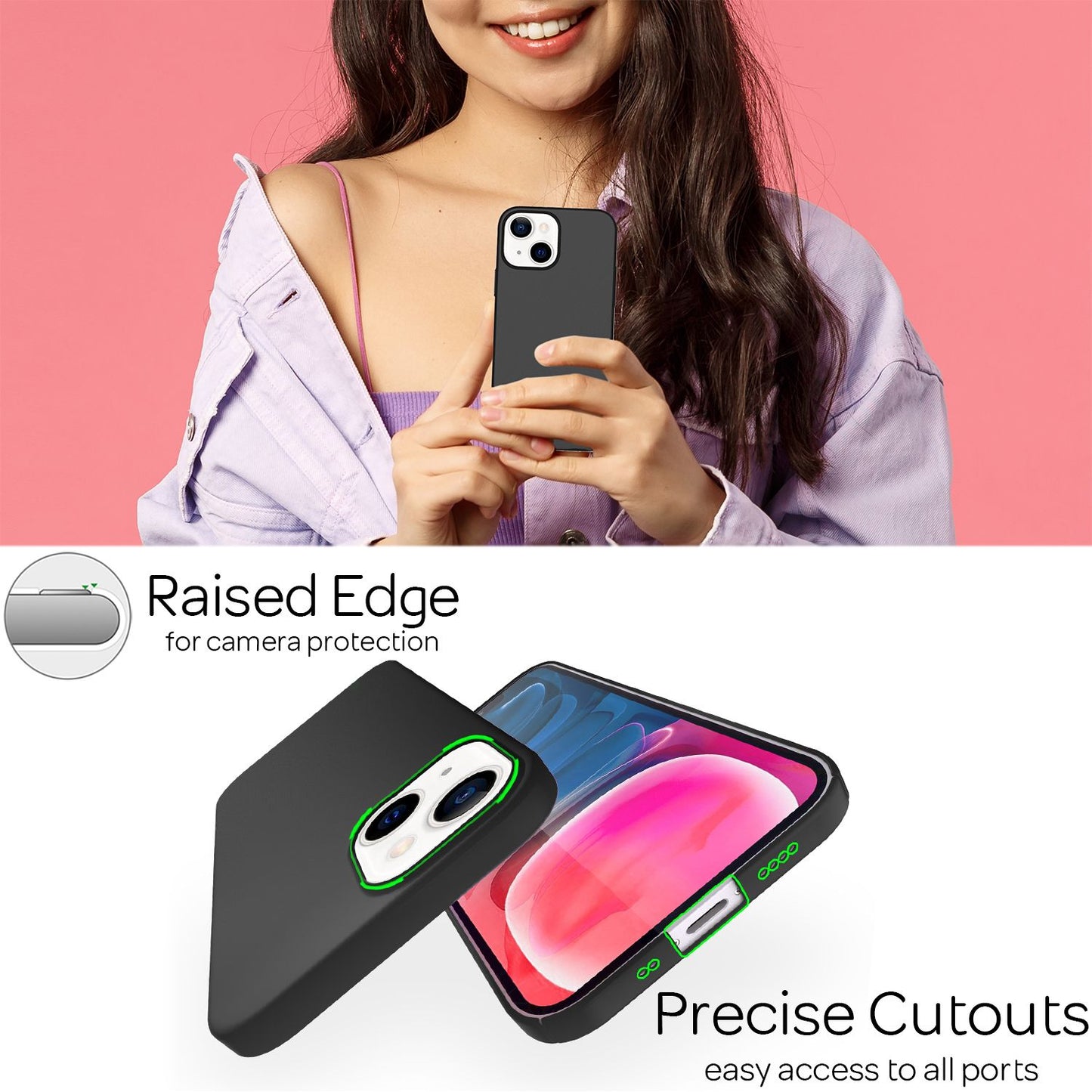 NALIA Ultra Slim Hardcase für iPhone 13 Mini – Anti-Fingerabdruck & 0.5mm Dünn – PUREFIT (Matt & Leicht) – Marke aus Berlin