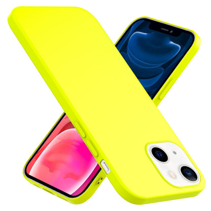 NALIA Bunte Neon Silikonhülle kompatibel mit iPhone 13 Mini Hülle, Intensive Farbe Rutschfest Samtig Weich Gummiert, Stoßfest Dünn Soft Case Handyhülle Silikon Schutzhülle TPU Gel Cover