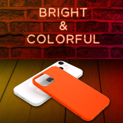 NALIA Bunte Neon Silikonhülle kompatibel mit iPhone 13 Mini Hülle, Intensive Farbe Rutschfest Samtig Weich Gummiert, Stoßfest Dünn Soft Case Handyhülle Silikon Schutzhülle TPU Gel Cover