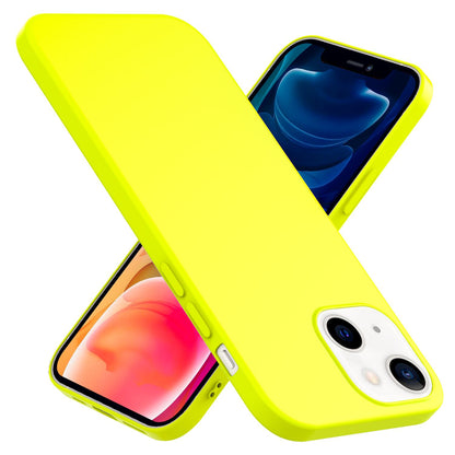 NALIA Neon Silikonhülle für iPhone 13 – Soft-Touch & Signal-Neon – NEONSHOCK (Matte Schutzhülle) – Marke aus Berlin