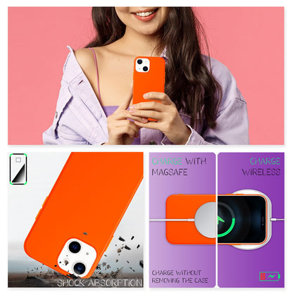 NALIA Neon Silikonhülle für iPhone 13 – Soft-Touch & Signal-Neon – NEONSHOCK (Matte Schutzhülle) – Marke aus Berlin