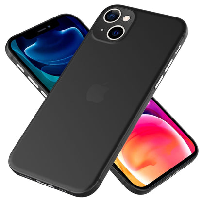 NALIA Ultra Slim Hardcase für iPhone 13 – Matt-Transparent & 0.3mm Dünn – PHANTOM (Hauchdünnes Cover & Kamera-Vollschutz) – Marke aus Berlin