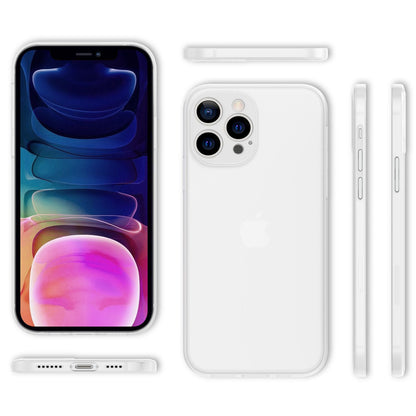 NALIA Ultra Slim Hardcase für iPhone 13 Pro Max – Matt-Transparent & 0.3mm Dünn – PHANTOM (Hauchdünnes Cover & Kamera-Vollschutz) – Marke aus Berlin