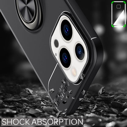NALIA Ringhülle für iPhone 13 Pro – Ring-Ständer 360° & für Magnet-Halter – GRIP360 (Mattiertes Silikon Case) – Marke aus Berlin