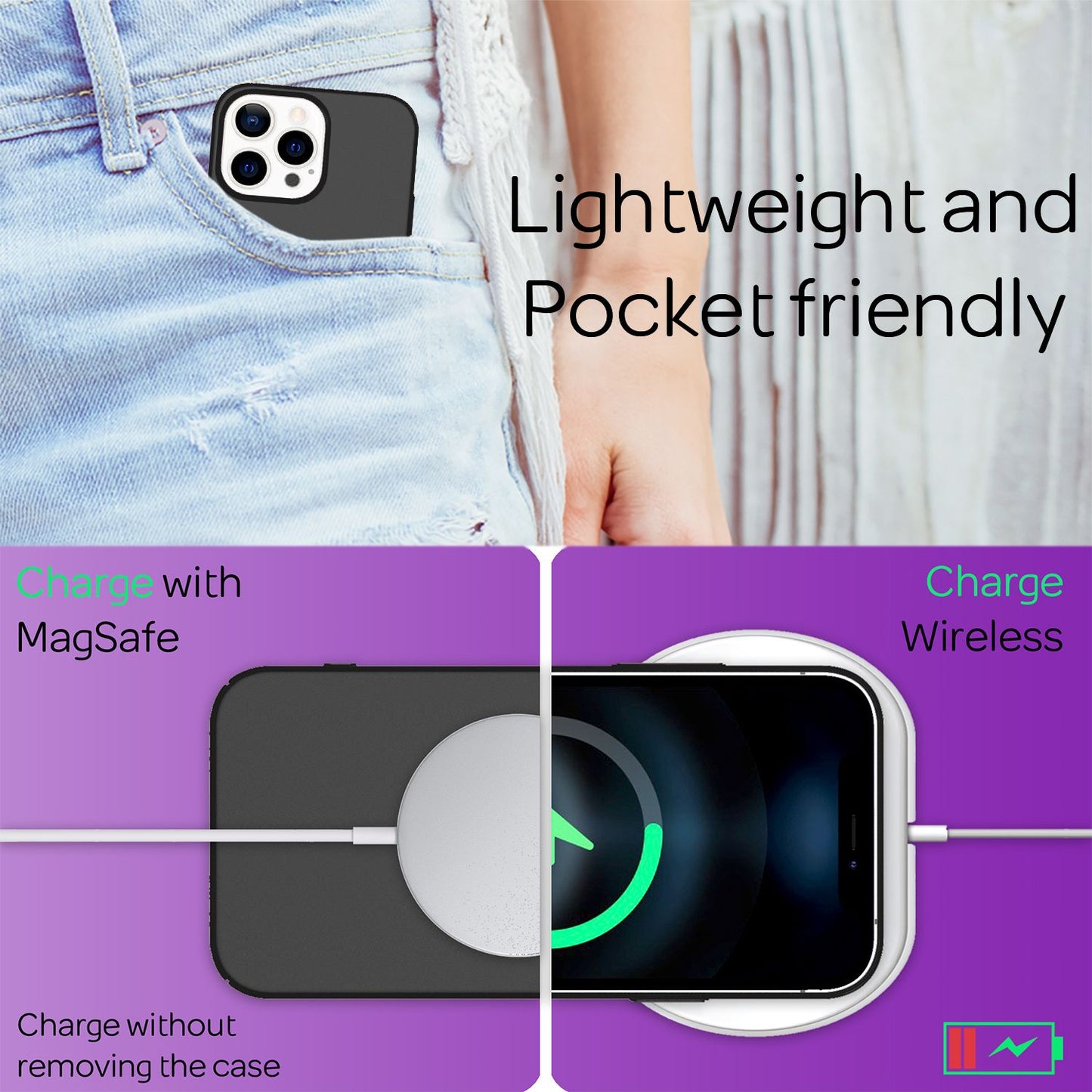 NALIA Ultra Slim Hardcase für iPhone 13 Pro – Anti-Fingerabdruck & 0.5mm Dünn – PUREFIT (Matt & Leicht) – Marke aus Berlin