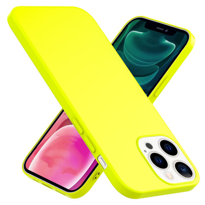 NALIA Neon Silikonhülle für iPhone 13 Pro – Soft-Touch & Signal-Neon – NEONSHOCK (Matte Schutzhülle) – Marke aus Berlin
