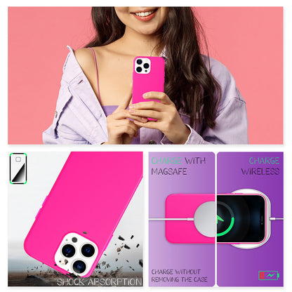 NALIA Neon Silikonhülle für iPhone 13 Pro – Soft-Touch & Signal-Neon – NEONSHOCK (Matte Schutzhülle) – Marke aus Berlin