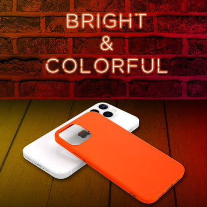NALIA Neon Silikonhülle für iPhone 13 Pro – Soft-Touch & Signal-Neon – NEONSHOCK (Matte Schutzhülle) – Marke aus Berlin