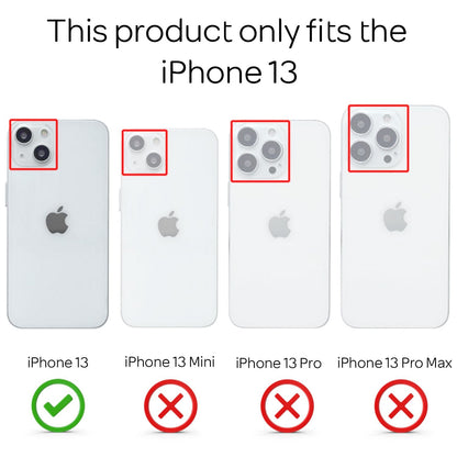 NALIA Handykette für iPhone 13 – Transparentes Hybrid-Case & Band – HANGIT (Anti-Gelb Rückseite & Verstellbar) – Marke aus Berlin