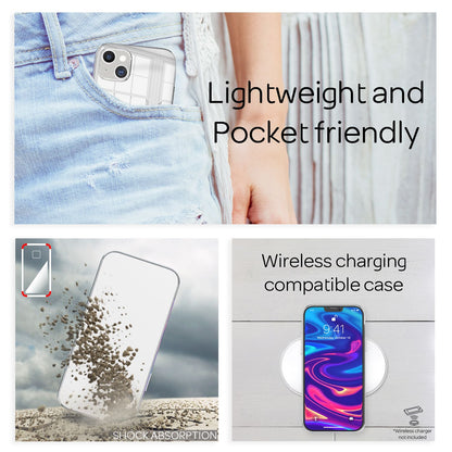 NALIA Spiegel Hartglas Case kompatibel mit iPhone 13 Hülle, Klarer Spiegeleffekt Mirror Hardcase Kratzfest 9H Tempered Glass & Silikon Bumper, Dünne Schutzhülle Glashülle Cover Handyhülle - Silber