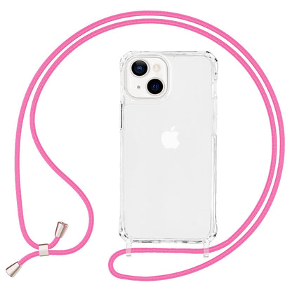 NALIA Handykette für iPhone 13 – Transparentes Hybrid-Case & Band – HANGIT PRO (Anti-Gelb Rückseite & Verstellbar) – Marke aus Berlin