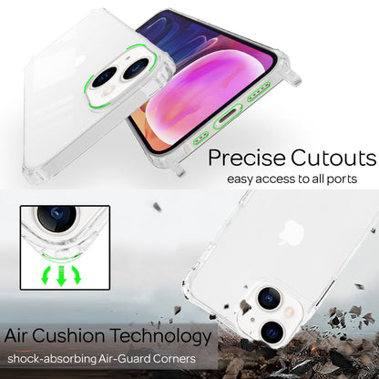 NALIA Handykette für iPhone 13 – Transparentes Hybrid-Case & Band – HANGIT PRO (Anti-Gelb Rückseite & Verstellbar) – Marke aus Berlin