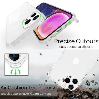 NALIA Handykette für iPhone 13 Pro Max – Transparentes Hybrid-Case & Band – HANGIT PRO (Anti-Gelb Rückseite & Verstellbar) – Marke aus Berlin