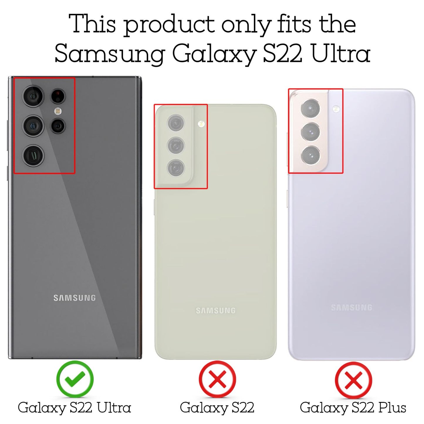 NALIA Transparente Silikonhülle für Samsung Galaxy S22 Ultra – Anti-Gelb & Rutschfest – GLAZE (Handyhülle Kristallklar, Schlank & Stoßfest) – Marke aus Berlin