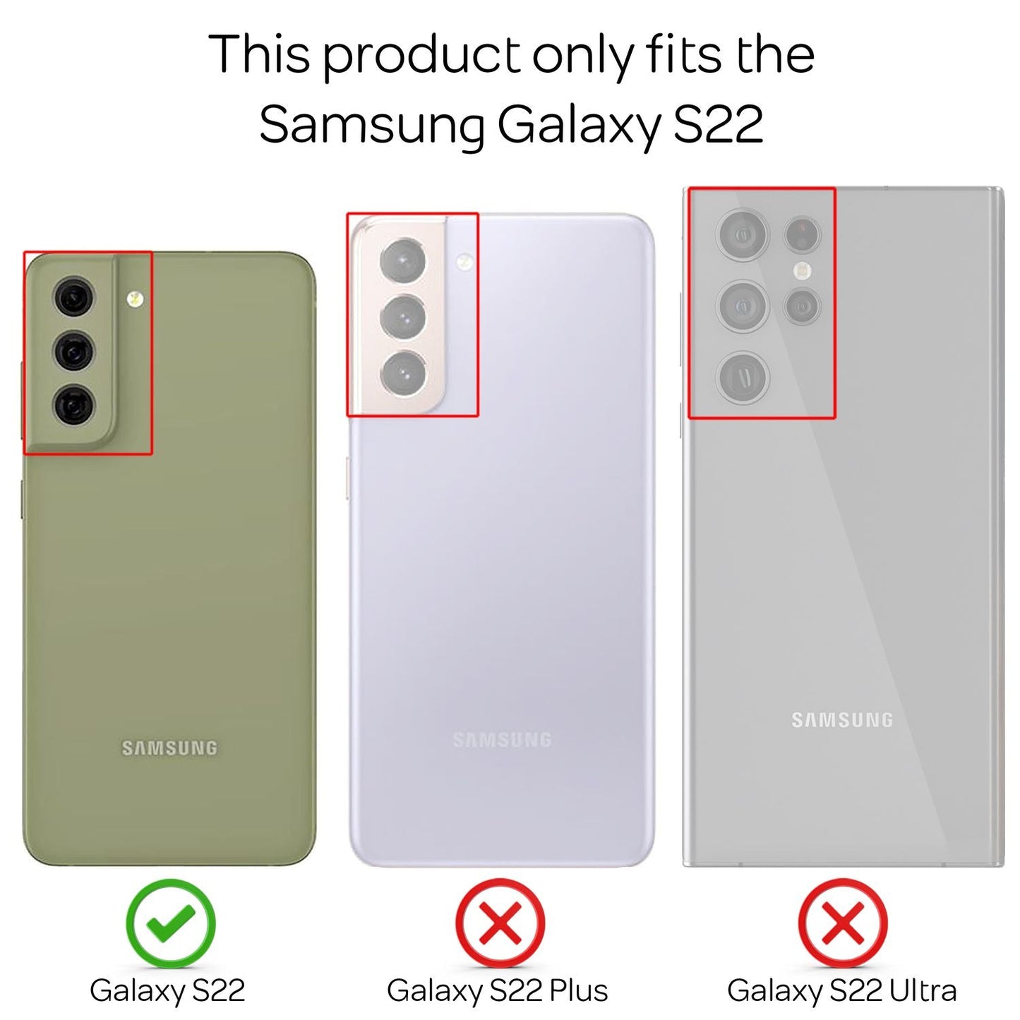 NALIA Ringhülle für Samsung Galaxy S22 – Ring-Ständer 360° & für Magnet-Halter – GRIP360 (Mattiertes Silikon Case) – Marke aus Berlin