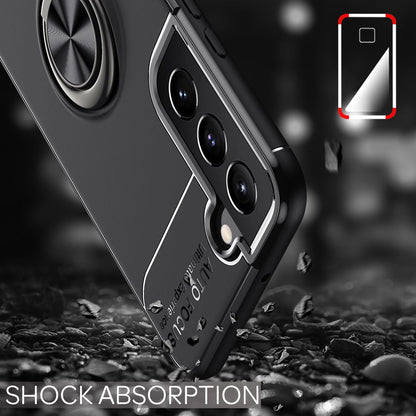 NALIA Ringhülle für Samsung Galaxy S22 – Ring-Ständer 360° & für Magnet-Halter – GRIP360 (Mattiertes Silikon Case) – Marke aus Berlin