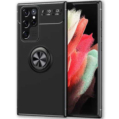 NALIA Ringhülle für Samsung Galaxy S22 Ultra – Ring-Ständer 360° & für Magnet-Halter – GRIP360 (Mattiertes Silikon Case) – Marke aus Berlin