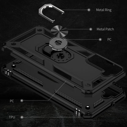 NALIA Panzerhülle für Samsung Galaxy S22 Plus – Ring-Ständer 360° & Magnet-Halterung Kompatibel – RINGDEFEND (Stoßfestes Outdoor Case) – Marke aus Berlin