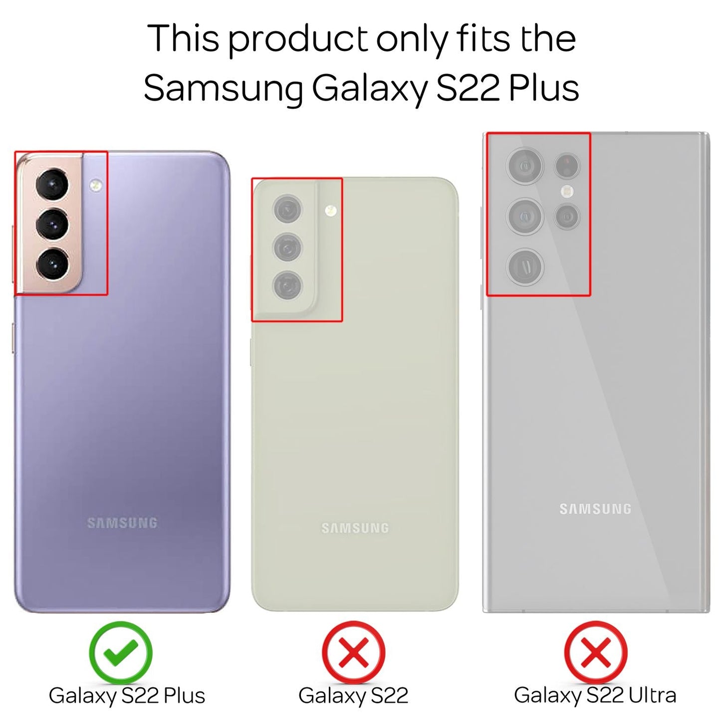 NALIA Glitzerhülle für Samsung Galaxy S22 Plus – Funkelndes Silikon Case – DAZZLIN (Transparent & Stoßfest) – Marke aus Berlin