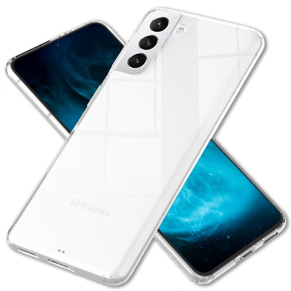 NALIA Transparente Hülle für Samsung Galaxy S22 – Harte Rückseite & Silikon Rand – IGNITE (Stoßfeste Handyhülle & Verstärkte Ecken) – Marke aus Berlin