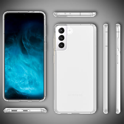 NALIA Transparente Hülle für Samsung Galaxy S22 Plus – Harte Rückseite & Silikon Rand – IGNITE (Stoßfeste Handyhülle & Verstärkte Ecken) – Marke aus Berlin