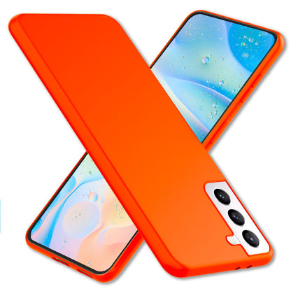 NALIA Neon Silikonhülle für Samsung Galaxy S22 Plus – Soft-Touch & Signal-Neon – NEONSHOCK (Matte Schutzhülle) – Marke aus Berlin
