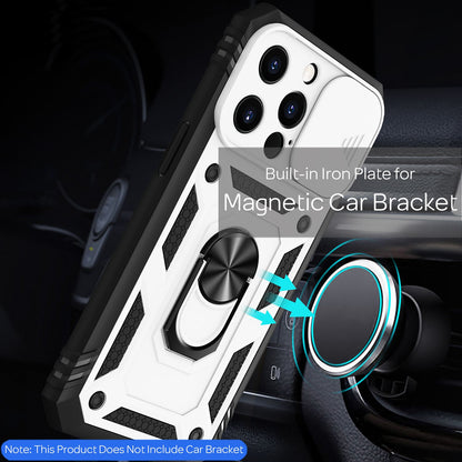 NALIA Military-Style Ringhülle kompatibel mit iPhone 13 Pro Max Hülle, Extrem Schützend mit Display-Rahmen & Kamera-Abdeckung, 360° Ring für Standfunktion & KFZ-Halter, Hardcase Robust