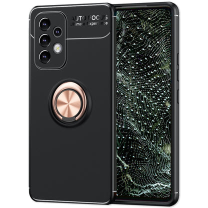 NALIA Ringhülle für Samsung Galaxy A53 – Ring-Ständer 360° & für Magnet-Halter – GRIP360 (Mattiertes Silikon Case) – Marke aus Berlin