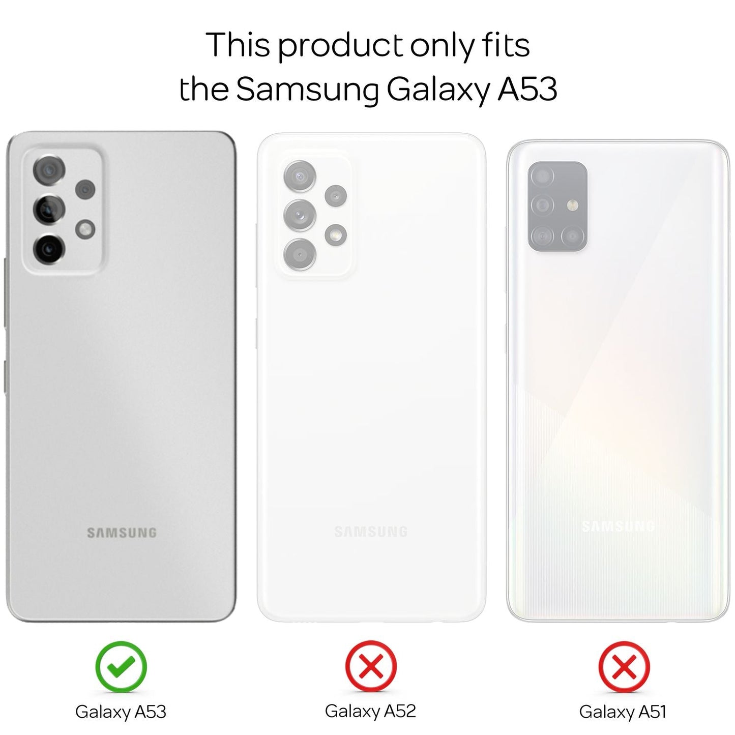 NALIA Ringhülle für Samsung Galaxy A53 – Ring-Ständer 360° & für Magnet-Halter – GRIP360 (Mattiertes Silikon Case) – Marke aus Berlin