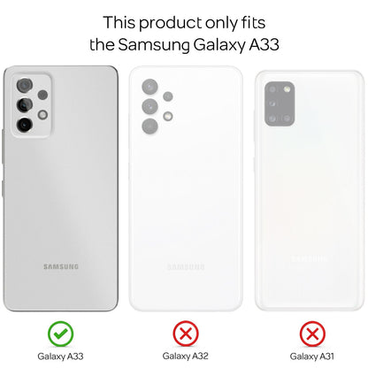 NALIA Panzerhülle für Samsung Galaxy A33 – Ring-Ständer 360° & Magnet-Halterung Kompatibel – RINGDEFEND (Stoßfestes Outdoor Case) – Marke aus Berlin