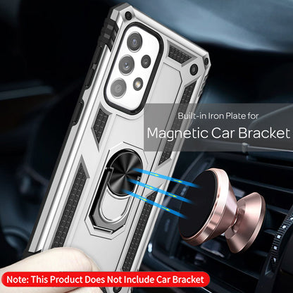 NALIA Panzerhülle für Samsung Galaxy A53 – Ring-Ständer 360° & Magnet-Halterung Kompatibel – RINGDEFEND (Stoßfestes Outdoor Case) – Marke aus Berlin