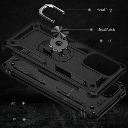 NALIA Panzerhülle für Samsung Galaxy A53 – Ring-Ständer 360° & Magnet-Halterung Kompatibel – RINGDEFEND (Stoßfestes Outdoor Case) – Marke aus Berlin