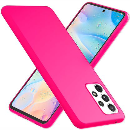 NALIA Neon Silikonhülle für Samsung Galaxy A53 – Soft-Touch & Signal-Neon – NEONSHOCK (Matte Schutzhülle) – Marke aus Berlin