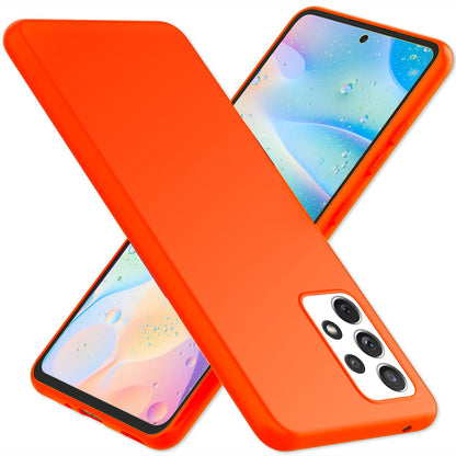 NALIA Neon Silikonhülle für Samsung Galaxy A53 – Soft-Touch & Signal-Neon – NEONSHOCK (Matte Schutzhülle) – Marke aus Berlin