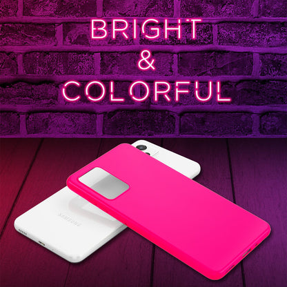 NALIA Neon Silikonhülle für Samsung Galaxy A53 – Soft-Touch & Signal-Neon – NEONSHOCK (Matte Schutzhülle) – Marke aus Berlin