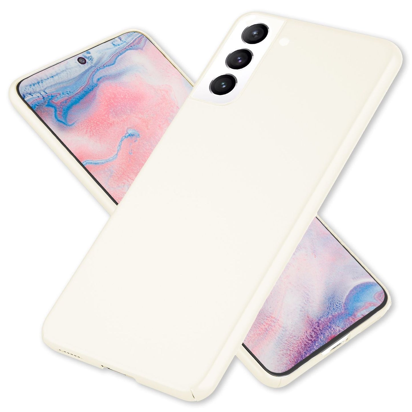 NALIA Ultra Slim Hardcase für Samsung Galaxy S22 – Anti-Fingerabdruck & 0.5mm Dünn – PUREFIT (Matt & Leicht) – Marke aus Berlin
