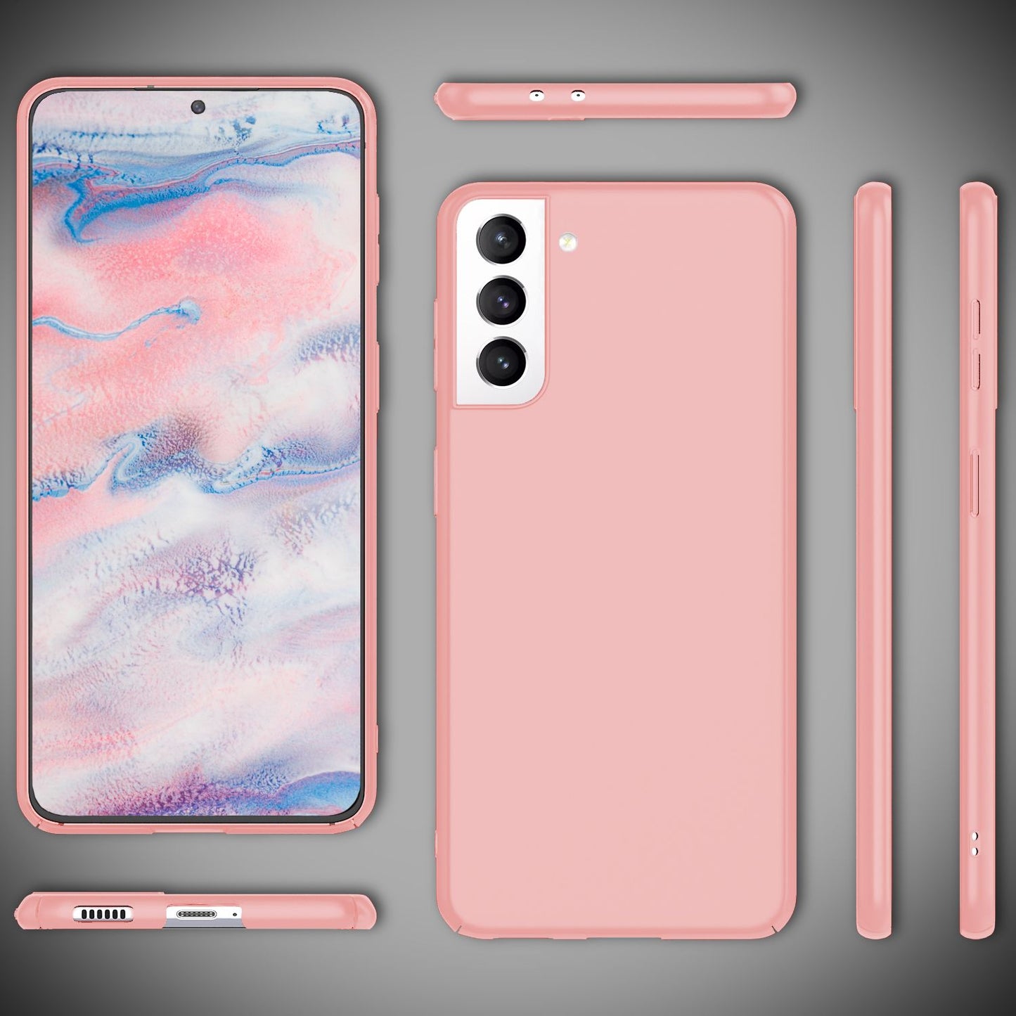 NALIA Ultra Slim Hardcase für Samsung Galaxy S22 – Anti-Fingerabdruck & 0.5mm Dünn – PUREFIT (Matt & Leicht) – Marke aus Berlin