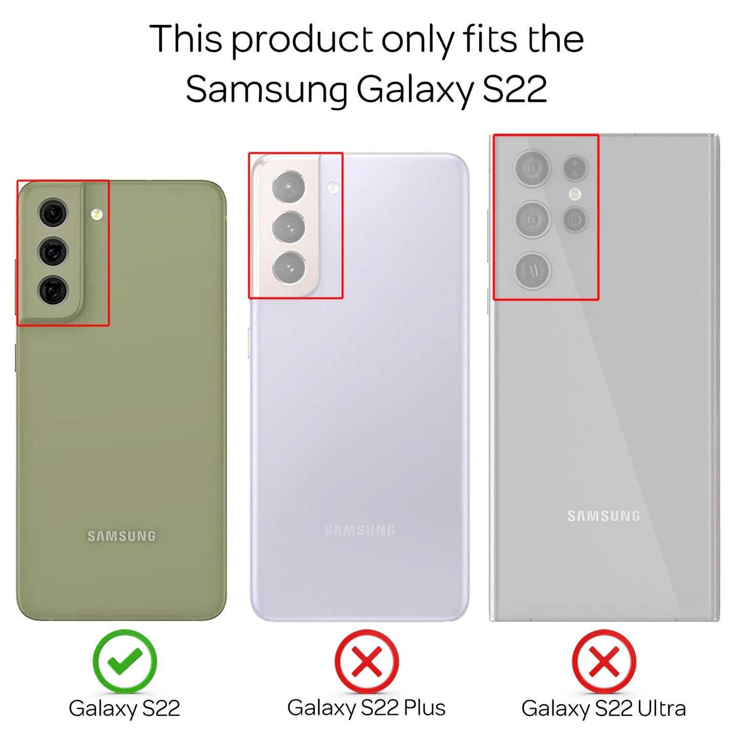 NALIA 360° Hülle für Samsung Galaxy S22 – Vorne & Hinten Schutz – 360GUARD (Full-Body Case) – Marke aus Berlin