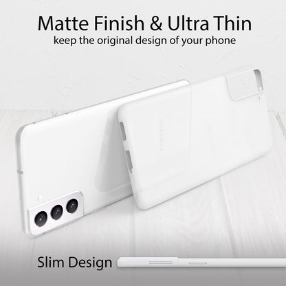 NALIA Ultra Slim Hardcase für Samsung Galaxy S22 – Matt & 0.3mm Dünn – PHANTOM (Hauchdünnes Cover & Kamera-Vollschutz) – Marke aus Berlin