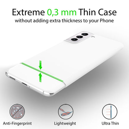 NALIA Ultra Slim Hardcase für Samsung Galaxy S22 Plus – Matt & 0.3mm Dünn – PHANTOM (Hauchdünnes Cover & Kamera-Vollschutz) – Marke aus Berlin