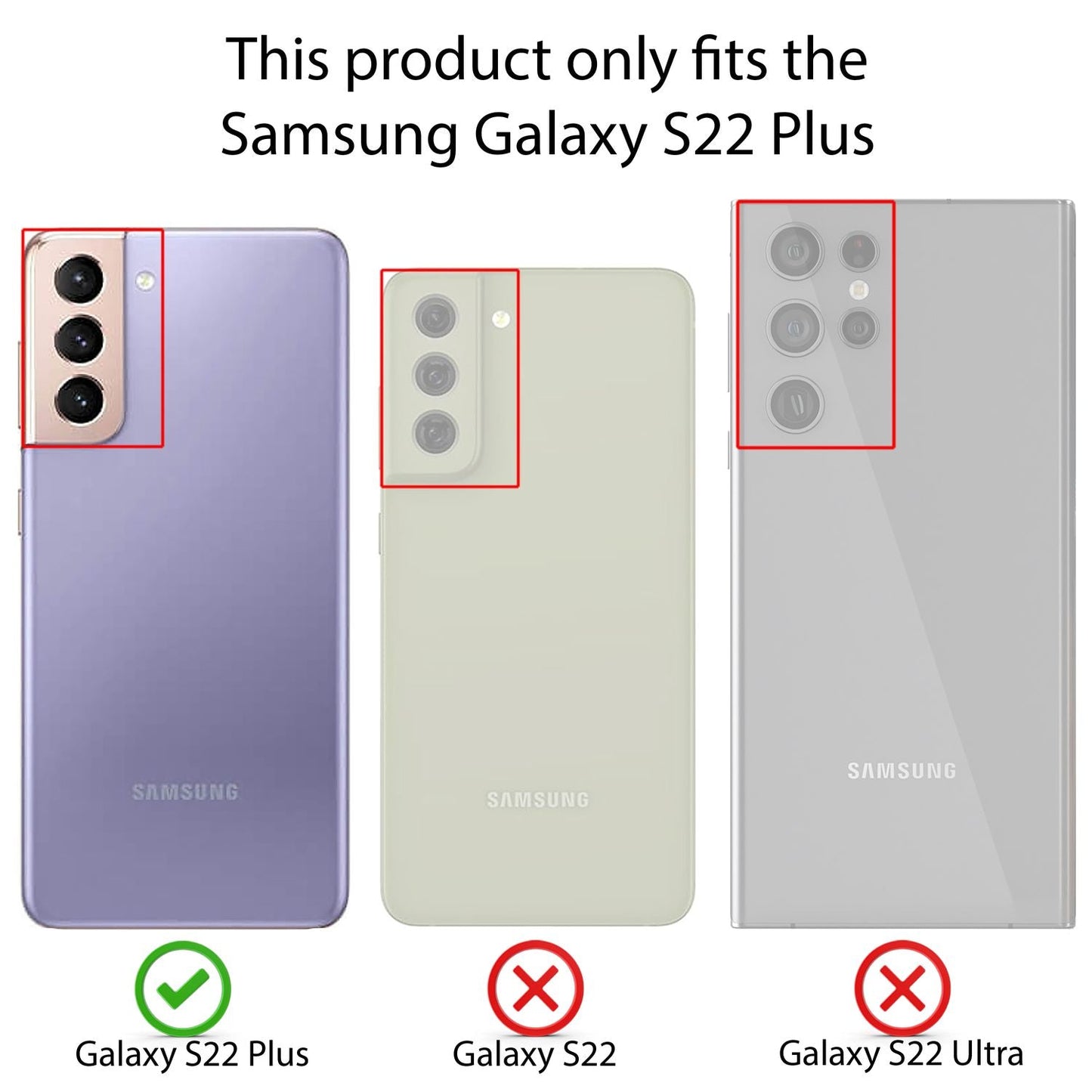 NALIA Ultra Slim Hardcase für Samsung Galaxy S22 Plus – Matt & 0.3mm Dünn – PHANTOM (Hauchdünnes Cover & Kamera-Vollschutz) – Marke aus Berlin