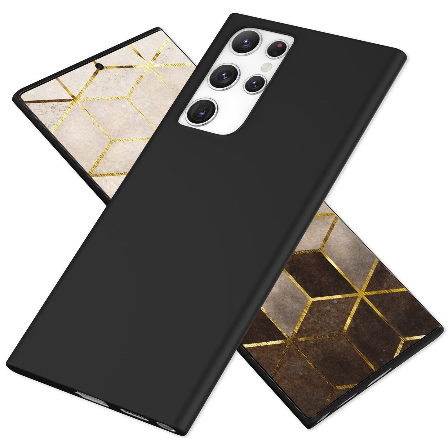 NALIA Ultra Slim Hardcase für Samsung Galaxy S22 Ultra – Matt & 0.3mm Dünn – PHANTOM (Hauchdünnes Cover & Kamera-Vollschutz) – Marke aus Berlin