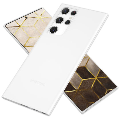 NALIA Ultra Slim Hardcase für Samsung Galaxy S22 Ultra – Matt & 0.3mm Dünn – PHANTOM (Hauchdünnes Cover & Kamera-Vollschutz) – Marke aus Berlin