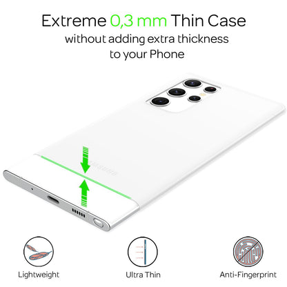 NALIA Ultra Slim Hardcase für Samsung Galaxy S22 Ultra – Matt & 0.3mm Dünn – PHANTOM (Hauchdünnes Cover & Kamera-Vollschutz) – Marke aus Berlin